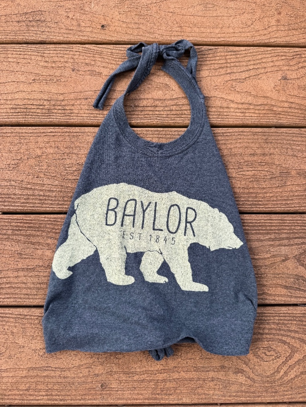 Baylor vintage reworked  halter top small